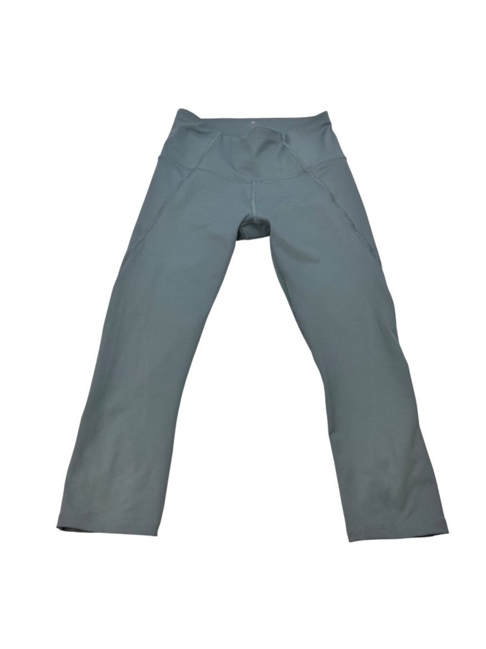 Apana Womens Cropped Leggings Cut Out Gray Size Small